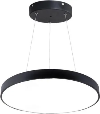 Produktbild von Kit LED-Deckenlampe Schwarz 30W 40cm mit Hängekit - Warmweiß 2300K - 3500K
