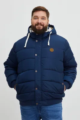 Produktbild von Blend BHFrederico BT Herren Winterjacke Herrenjacke Jacke Big&Tall Blouson mit Kapuze, Rippbündchen und Teddyfutter Regular Fit