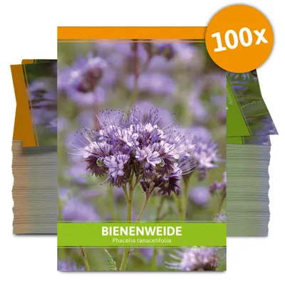 Produktbild von Bienenweide für Werbezwecke (100 Tütchen) | Phaceliasamen von FLORTUS