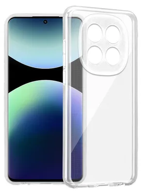 Produktbild von Cadorabo Hülle für Xiaomi Redmi Note 14 Pro Plus 5G Hülle Silikon Handyhülle Case Cover aus [Nie vergilben Technologie], Kratzfeste und stoßfeste Schutzhülle VOLL TRANSPARENT