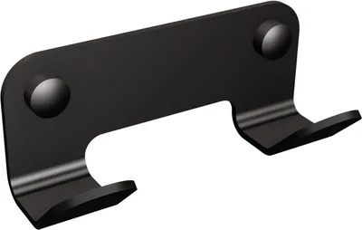 Produktbild von Handtuchhaken, schwarz, matt, 2 St. TECHNIC, Bad-Haken, Handtuchhalter