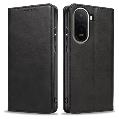 Produktbild von Handyhülle für Xiaomi Redmi A7 Pro Kunstleder Flip Cover Hülle Handytasche Case Kartenfach Farbe: Schwarz