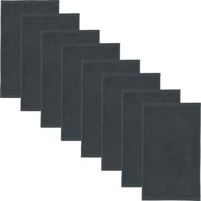 Produktbild von Erwin Müller Gästetuch Heidenheim" 8er-Pack anthrazit 30x50 cm"
