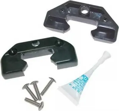 Produktbild von Harken Set-bb Kunststoff Komplett Endkappe Silber  Silber One Size