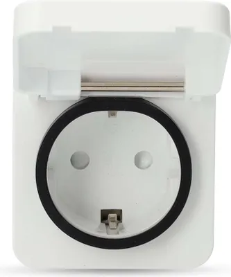 Produktbild von Nedis SmartLife Smart Stecker - IP44 - Leistungsmesser - 3680 W - Schutzkontakt - -25 - 55 °C - Android / IOS - Grau / Weiss - 1 Stück