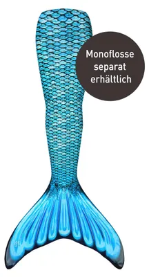 Produktbild von Fin Fun Stoff OHNE MONOFLOSSE, Tidal Teal, Youth L (134-143)
