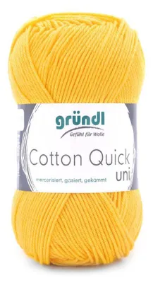 Produktbild von Gründl Baumwolle quick uni,50g.100%Baumwolle,mercerisiert,Häkel- u. Strickgarn,50g / 125 m,NS 3-4 138