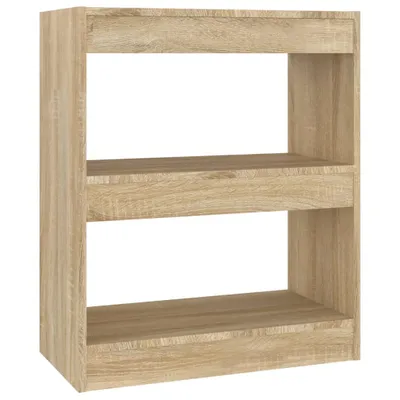 Libreria Divisorio VidaXL Grigio Cemento 100x24x94 Cm - 3 Ripiani, Legno Multistrato Resistente | Per Soggiorno, Ufficio O Come Separé - Foto 8