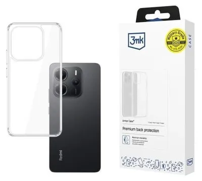 Productafbeelding van 3mk Beschermhoes, Armor Case, transparante achterkant voor Redmi Note 14 Pro 5G/Pro+