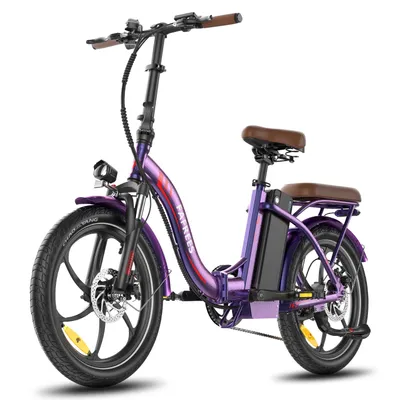 Produktbild von F20+ Pro Klapp-E-Fahrrad für den Stadtverkehr, 20 Zoll, 36 V, 250 W, 25 km/h, bis 140 kg,lila-rosa