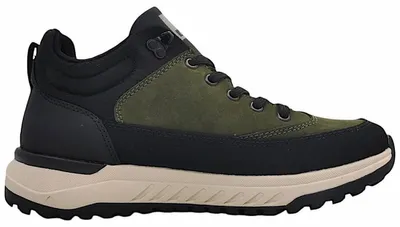 Imagen del producto de Zapatos para hombre Rieker, botas de cordones, color verde, para uso casual