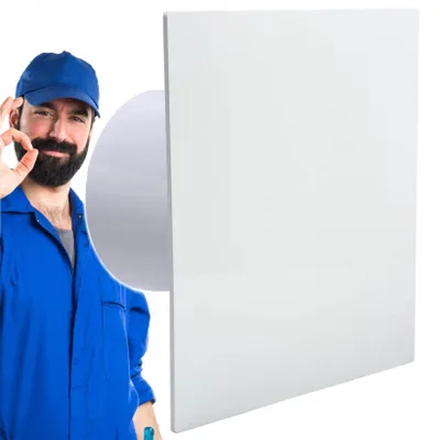 Obrázek produktu pro dRim HSTS Ventilátor do koupelny 100mm s vlhkostním čidlem bílý