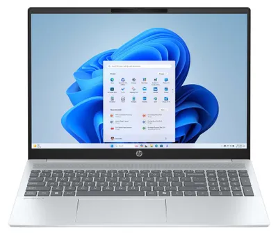 Produktbild von HP OmniBook 5 (Glacier Silver , 16" WUXGA, Intel® Core™ Ultra 7 255U, 16 GB RAM, 4 TB SSD) mit Windows 11 Pro & Office 2024 Pro, KI-generiertes Bild