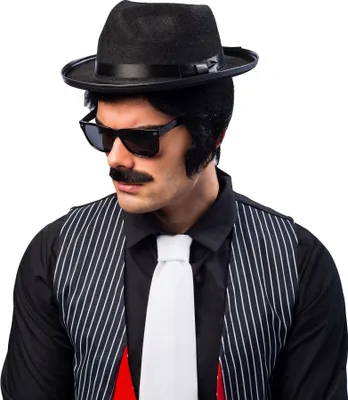 Produktbild von Hut Blues mit Brille