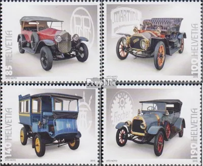 Produktbild von Briefmarken Schweiz 2015 Mi 2403-2406 (kompl.Ausg.) gestempelt Automobile