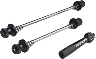 Productafbeelding van Snelspanners voor- en achterwiel - 1 paar - RVS en aluminium