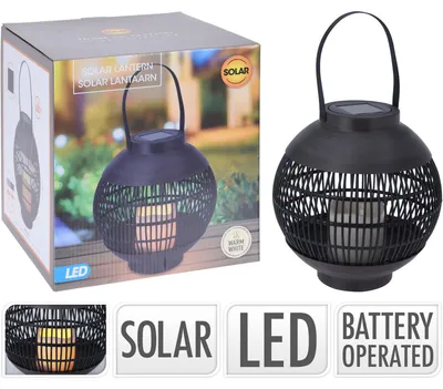 Obrázok produktu pre PROGARDEN Lucerna solárne s LED sviečkou 22 x 23 cm KO-CX2100090