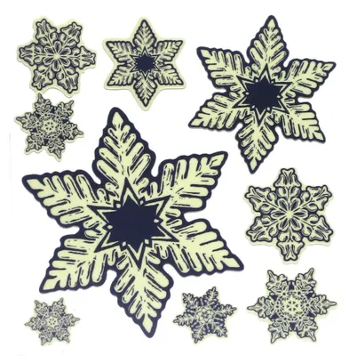 Produktbild von Schneeflocken leuchten im Dunkeln