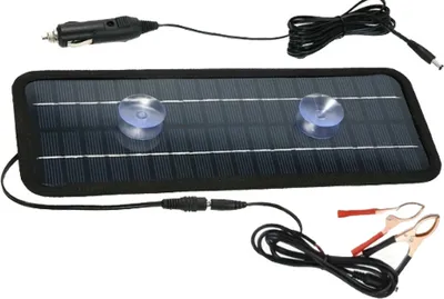 Produktbild von 18V 20W Auto-Solarbatterie-Erhaltungsladegeraet, Autobatterie-Betreuer, Solarpanel, tragbares Solarpanel, Auto-Solar-Erhaltungsladegeraet