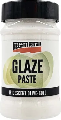 Zdjęcie produktu dla Pasta glaze opalizująca oliwkowe złoto 100ml - Pentart
