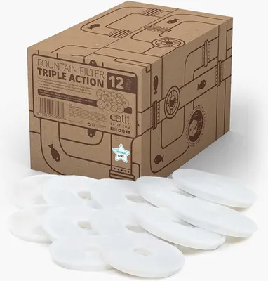 Obrázok produktu pre CATIT 2.0 Dreifachwirkender Trinkbrunnenfilter - 12 Stück