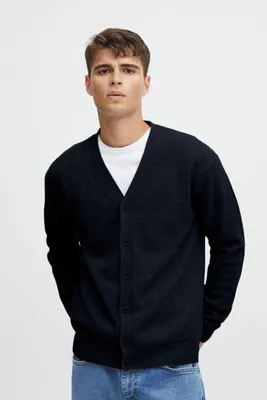 Produktbild von Casual Friday CFKarl Herren Strickjacke Cardigan mit V-Ausschnitt Knopfleiste Wolle Regular fit