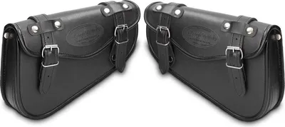 Image de Paire de sacoches de moto pour Custom Bikes Arizona # noir