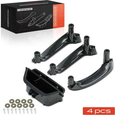 Obrázok produktu pre Frankberg 4x vnútorné kovanie kľučky dverí na oboch stranách pre BMW X3 F25 X4 F26 xDrive