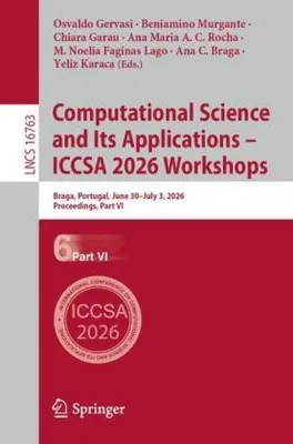Obrázek produktu pro Computational Science and Its Applications - ICCSA 2026 Workshops