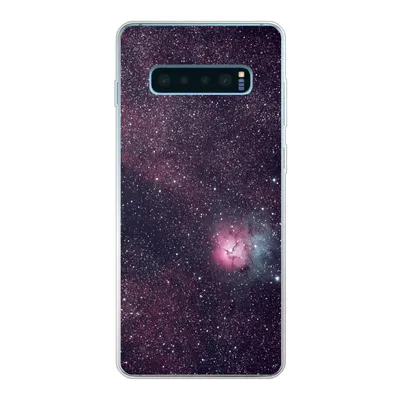 Produktbild von MuchoWow® Handyhülle Schutzhülle Hülle für Samsung Galaxy S10 Lite Universum - Sterne - Rosa - Jungen - Mädchen - Kinder Silikon Softcase Handy Hülle - Schutz
