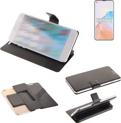 Produktbild von K-S-Trade Schutzhülle kompatibel mit Cubot X30 Schutzhülle Flip Cover Klapphülle Wallet Case Slim Handyhülle bookstyle schwarz