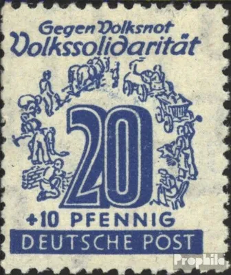 Produktbild von Briefmarken Sowjetische Zone (All.Bes.) 1946 Mi 146 gestempelt Volkssolidarität