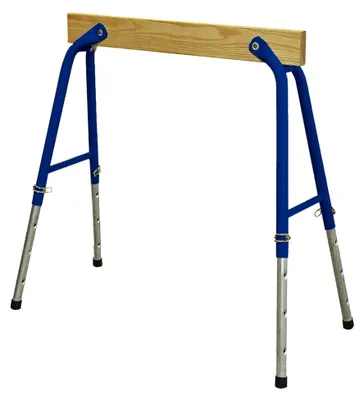 Produktbild von Klappbock Holz/Stahl verstellbar von 620 bis 910 mm Tragkraft 350 kg