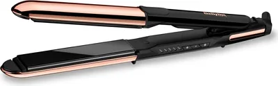 Image de BaByliss Straight & Curl Brilliance - Fer à friser - Chaud - 150 °C - 235 °C - Noir - Rose - Acier inoxydable