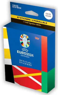 Obrázek produktu pro UEFA EURO 2024 Německo - Sběratelské samolepky - 1 Mega Eco Box