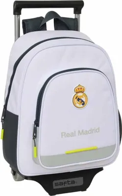 Immagine prodotto di Safta Real Madrid 25/26 Zaino con rotelle Bianco Bianco Taglia Unica