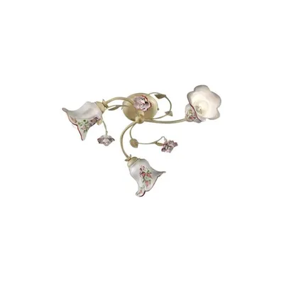 Immagine prodotto di CLASSIC PISA C1204-3, Lampada a Soffitto Plafoniera in Vetroceramica, Ferroluce