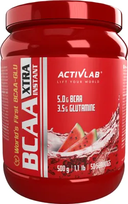 Produktbild von Activlab BCAA Xtra Instant 500g, L-Leucin, L-Isoleucin, L-Valin - Wassermelone