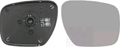 Produktbild von VAN WEZEL Spiegelglas Außenspiegel Rechts für MAZDA 5 (CR19) Konvex Beheizbar 2783838