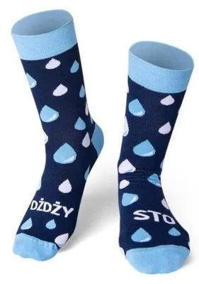 Produktbild von Lange Socken „Dżdżysto“ 35–38 – Nadwyraz