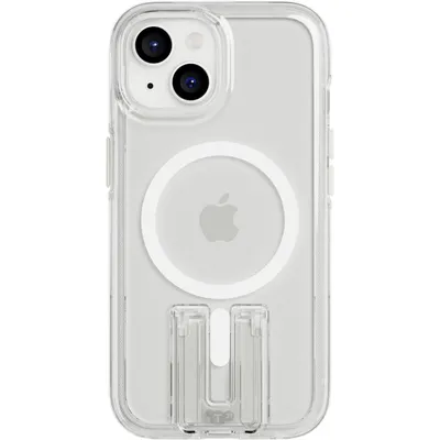 Image de Tech21 EvoCrystal Kick Case MagSafe pour iPhone 15 Blanc
