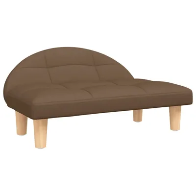 Zdjęcie produktu dla vidaXL Legowisko dla psa brązowe 70x52x30 cm Tkanina