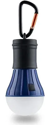 Zdjęcie produktu dla Lampa LED do namiotu karabińczyk pomarańczowa camping turystyka