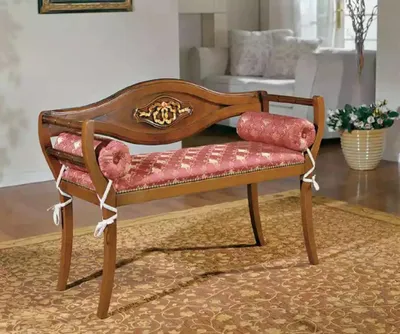 Produktbild von Sitzbank Klassische Designer Sitzmöbel Wohnzimmer Polsterbank
