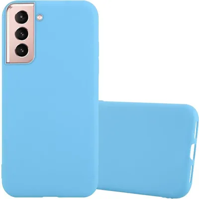 Produktbild von Cadorabo Hülle für Samsung Galaxy S21 PLUS Schutzhülle in Blau Handyhülle TPU Silikon Etui Case Cover