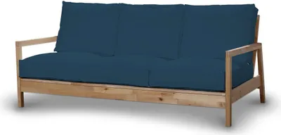 Produktbild von Dekoria Bezug für Lillberg 3-Sitzer Sofa, marinenblau , Sofahusse, Lillberg 3-Sitzer