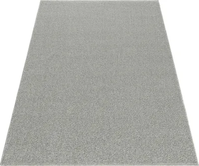 Produktbild von Kurzflor Teppich Wohnzimmer Creme 120x170 Rechteck Unicolor - Einfarbig aus Polypropylen