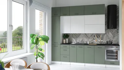 Obrázek produktu pro Kuchyňská linka DAFNI 280cm Bílá + olive