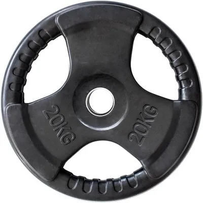 Image de Tok20 Disque d'haltères olympique avec revêtement en caoutchouc 20 Kg Hms