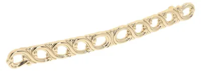 Produktbild von Griff für Möbel aus Zinklegierung, Lochabstand 192 mm, vergoldet